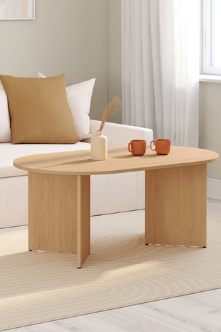Mesa de centro Gabin de madera L 110 cm