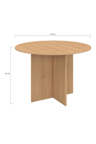 Mesa de comedor Ophélia - 110 x 75 x 110 cm