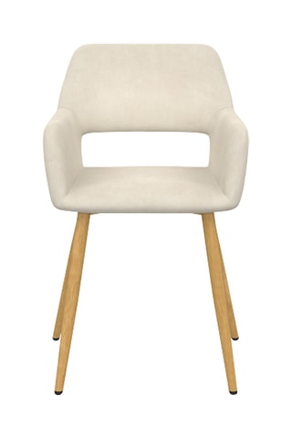 2 sillones Heidi - 52 x 80 x 53 cm - Tela de terciopelo