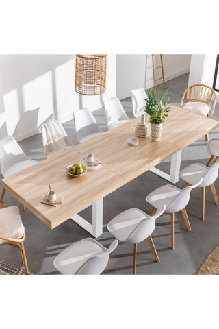 Mesa extensible Brixton - 200/300 x 75 x 90 cm