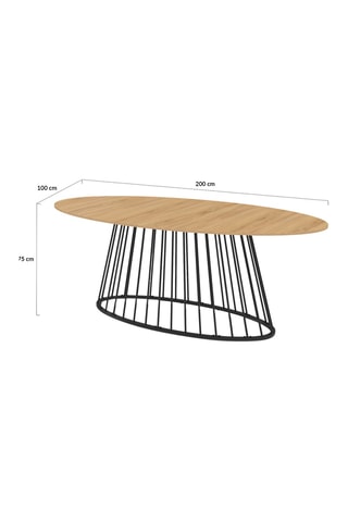Mesa de comedor Adelle - 200 x 75 x 100 cm