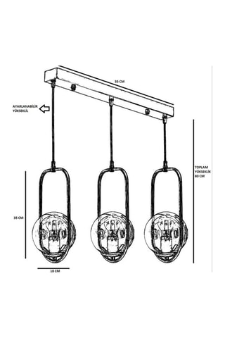 Suspension - Blanc et cuivré - 60 W