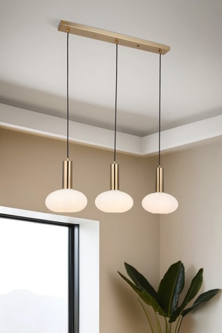 Suspension Kabo 52-03-L - Doré - 3 x 40 W