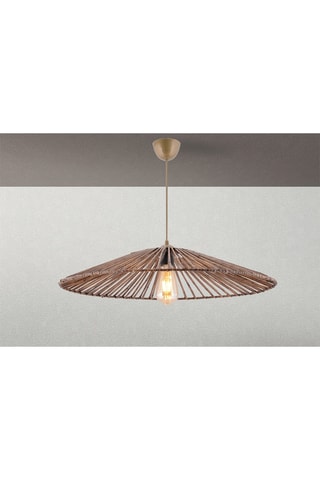 Suspension en bambou - Naturel - 45 - 60 W