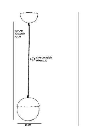 Suspension - Doré - 40 - 60 W