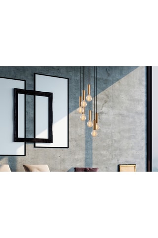 Suspension Tempo - Doré - 7 x 40 W