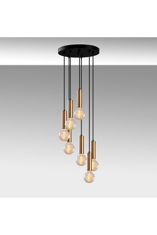 Suspension Tempo - Doré - 7 x 40 W