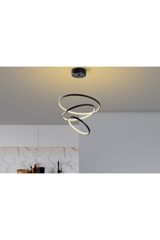 Suspension LED - Noir - 28 W