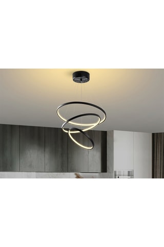 Suspension LED - Noir - 28 W