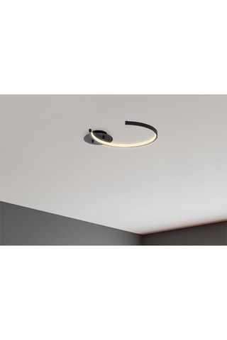 Plafonnier LED Moon - Noir - 12 W