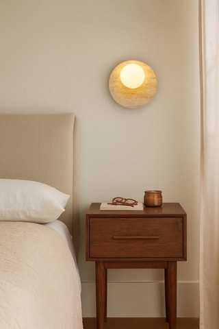 Applique murale en travertin - Beige