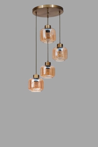 Suspension - Doré - 4 x 40 W