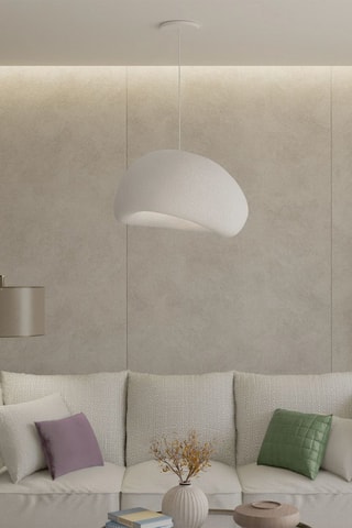 Suspension Wabi Sabi Soluna - Blanc - 40 W