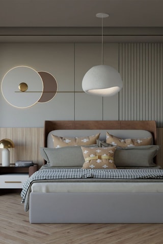 Suspension Wabi Sabi Soluna - Blanc - 40 W