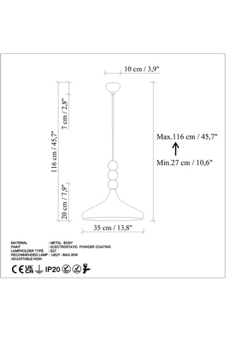 Suspension - Beige