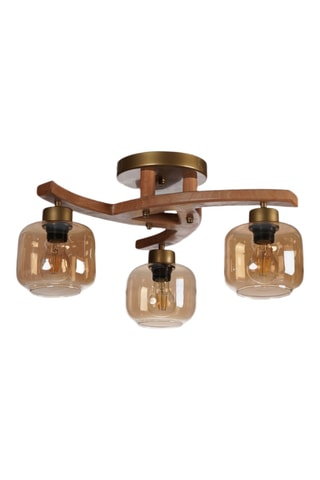 Plafonnier - 40 W - Marron