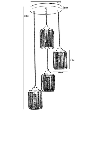 Plafonnier - 40 W - Doré