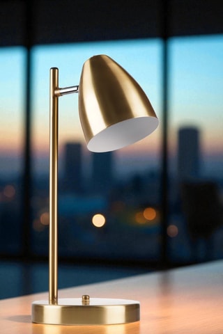 Lampe à poser - 40 W - Doré
