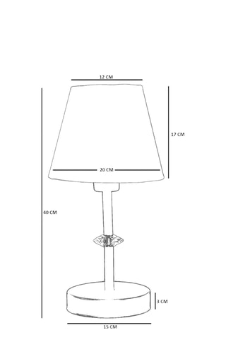 Lampe à poser - 40 W - Noir