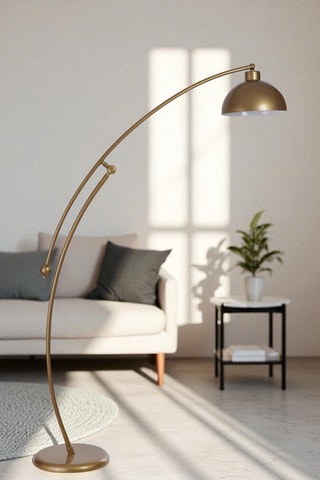 Lampadaire - 40 W - Doré
