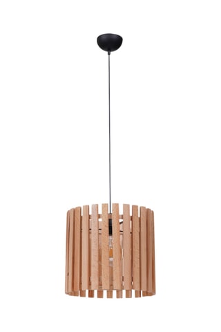 Suspension en bois - 40 W - Naturel