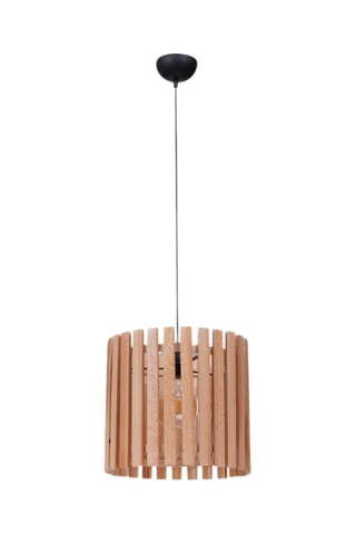 Suspension en bois - 40 W - Naturel