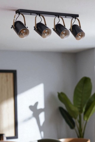 Plafonnier - 40 W - Noir
