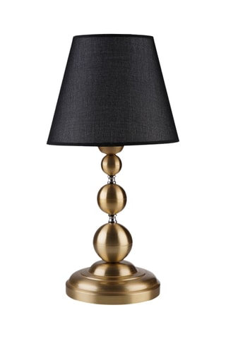 Lampe à poser - 40 W - Noir et doré
