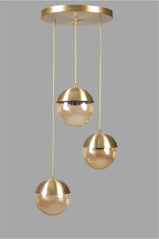 Suspension Küre 3 - Doré - 3 x 60 W
