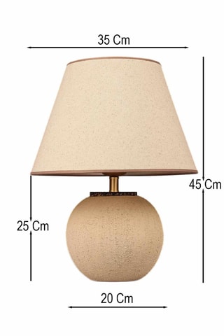 Lampe à poser BK215 - Beige - 40 W