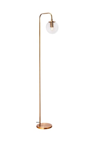 Lampadaire Viran - Blanc et doré - 40 W
