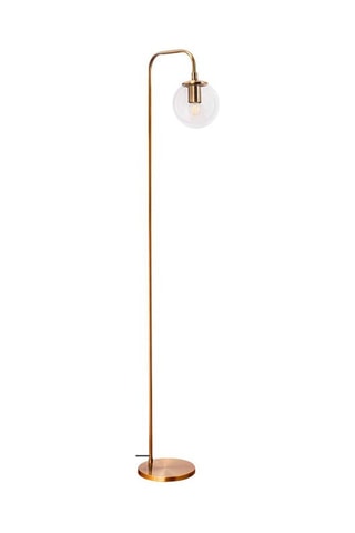 Lampadaire Viran - Blanc et doré - 40 W
