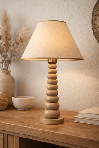 Lampe à poser BK298 - Beige - 40 W