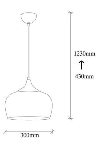 Suspension - Cuivré - 40 W