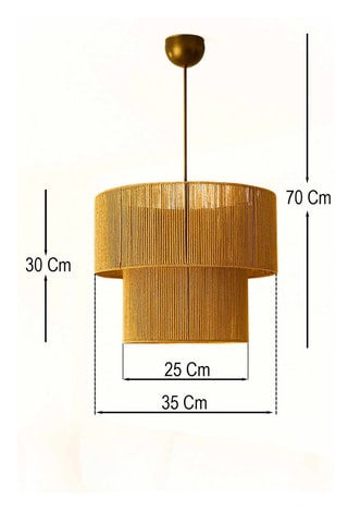 Plafonnier - Jaune - 40 W