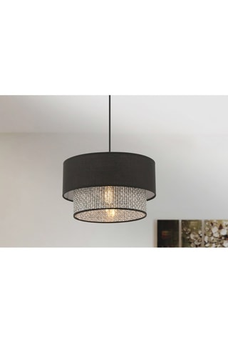 Suspension Echo - Gris et noir - 45-60 W