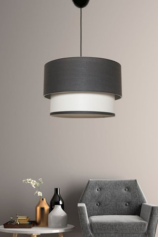 Suspension SP286 - Noir et blanc - 60 W