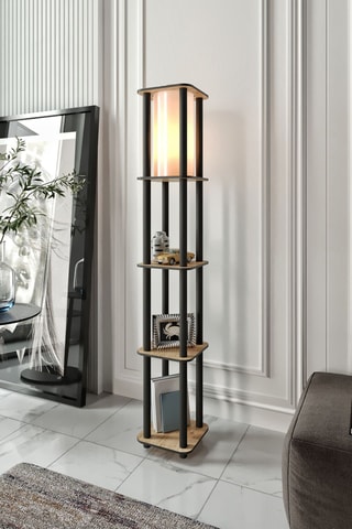 Lampe étagère -  Noir - 40 W