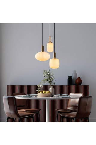 Suspension Asker - Doré - 3 x 40 W