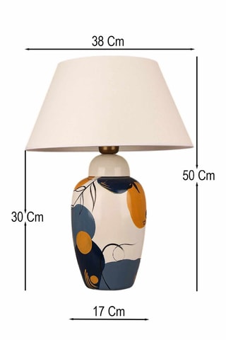 Lampe à poser BK205 - Blanc - 40 W