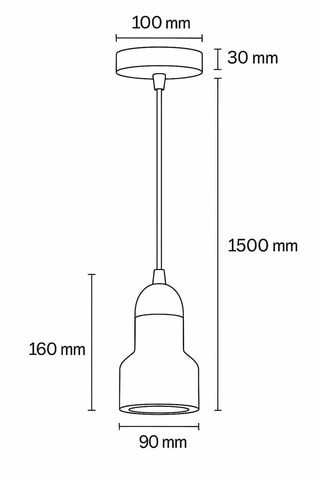 Suspension - Beige - 10 W