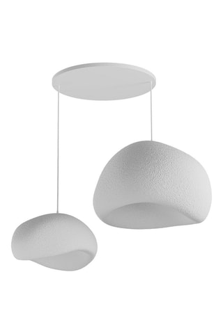 Suspension Wabi Sabi Rawbends - Blanc - 2 x 40 W