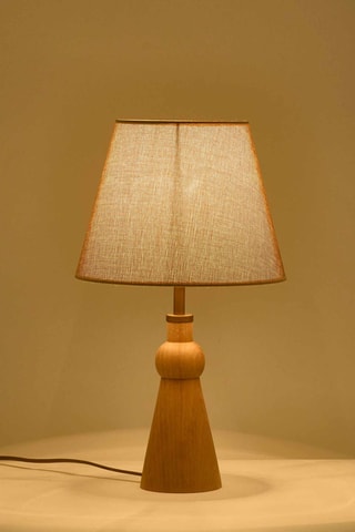 Lampe à poser en bois - Naturel