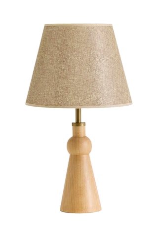 Lampe à poser en bois - Naturel