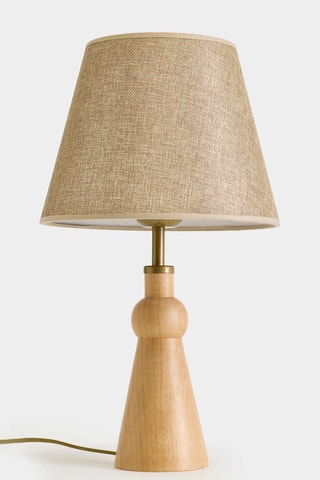 Lampe à poser en bois - Naturel