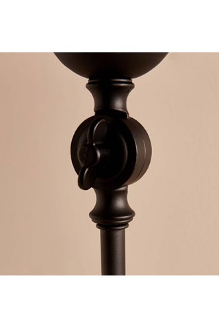 Lampadaire - Beige et noir - 60 W