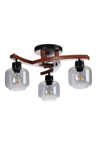 Plafonnier - 40 W - Marron