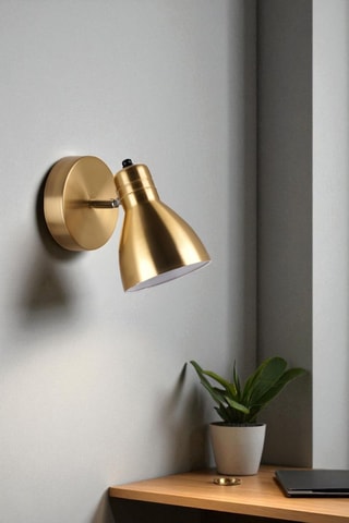 Applique murale - 40 W - Doré