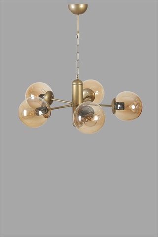 Suspension - Doré - 5 x 60 W