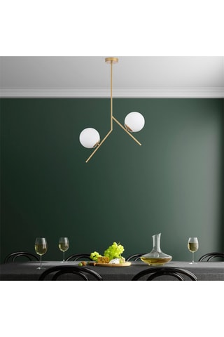 Suspension - Doré - 2 x 40 W